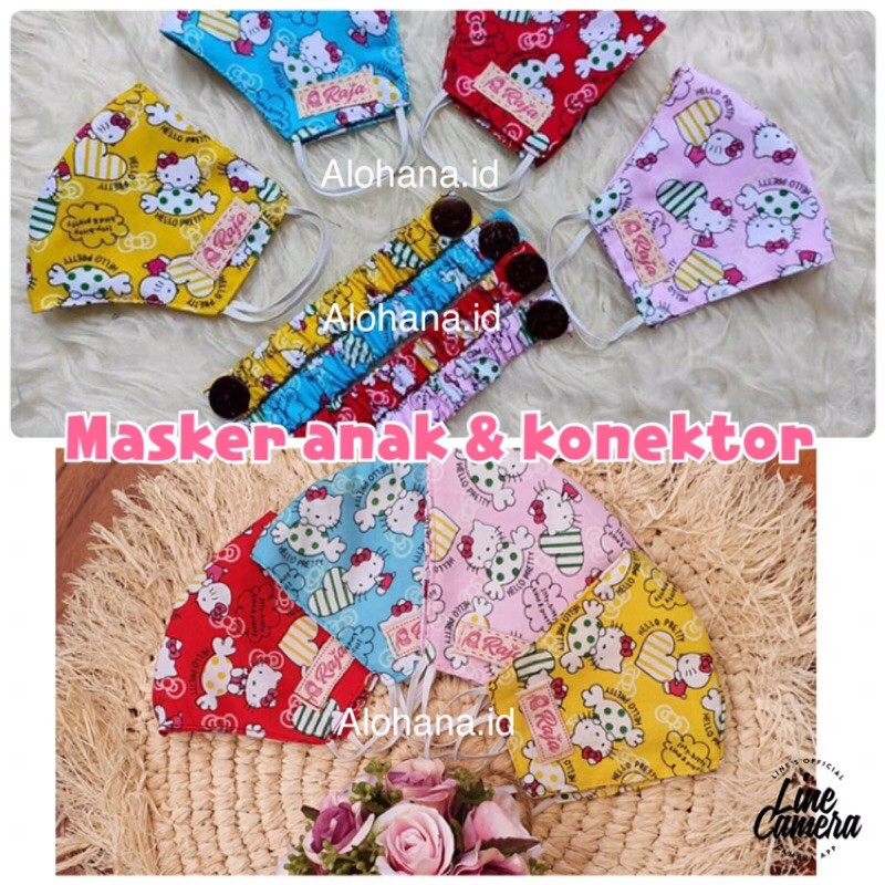 Masker anak Hellokitty by RAJA.ID