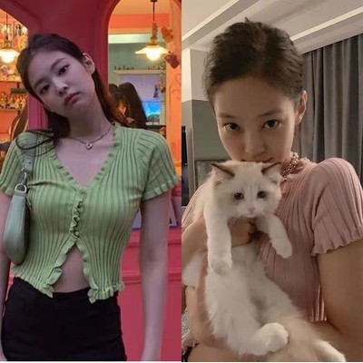 TERSEDIA 11colors blackpink Jennie green purple pink Rajut