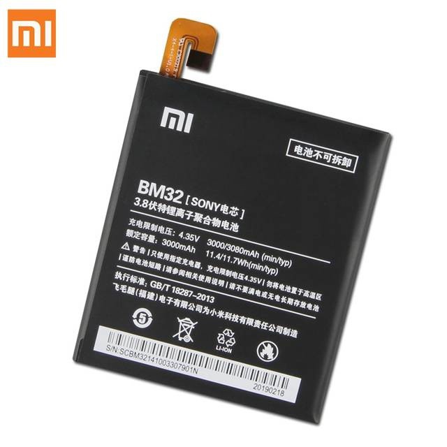 Batre Battre Baterai Original XIAOMI BM32 , BM-32 BM 32 Mi 4 Mi4 Mi-4