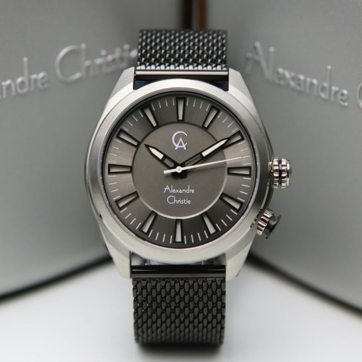 [Free Baterai] JAM TANGAN PRIA ALEXANDRE CHRISTIE AC 8630 RANTAI PASIR ORIGINAL GARANSI RESMI 1 TAHUN