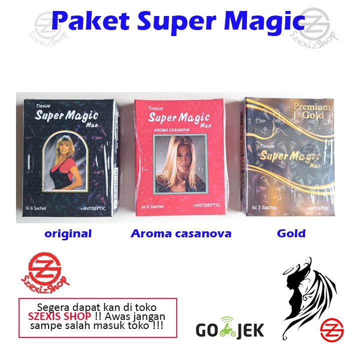 Tissue super magic - Paket super magic