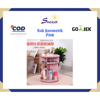 RAK KOSMETIK PUTAR PLASTIK MAKE UP 360 DERAJAT BEST RAK KOSMETIK PUTAR PLASTIK MAKE UP 360 DERAJAT BEST
