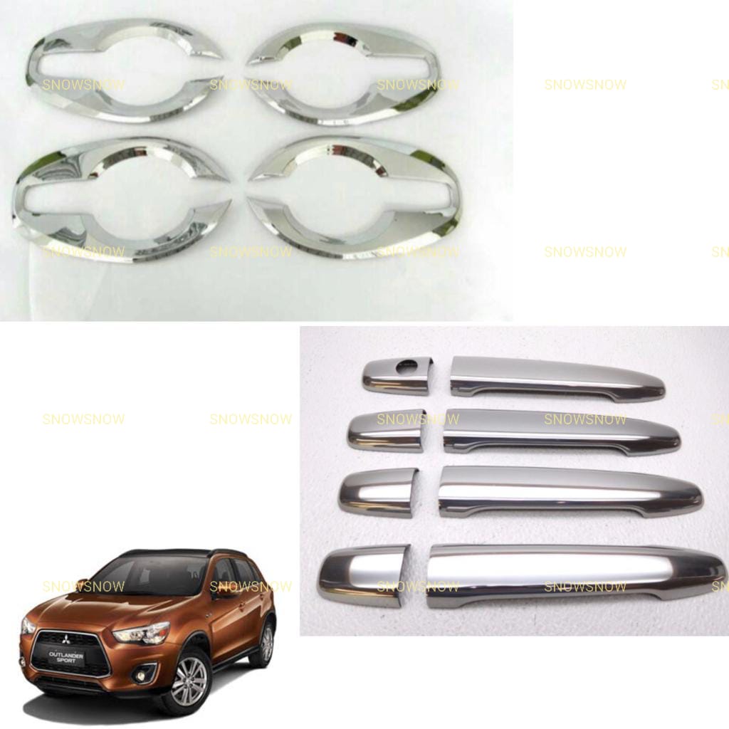 Paket Outer Handle Cover Mitsubishi Outlander Chrome