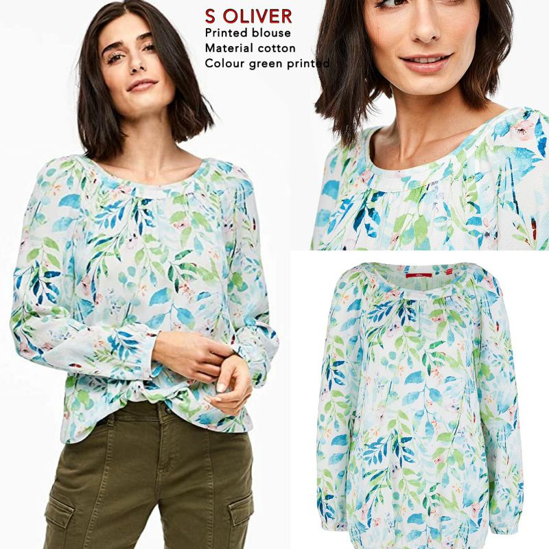 S ol*ver sleeves blouse