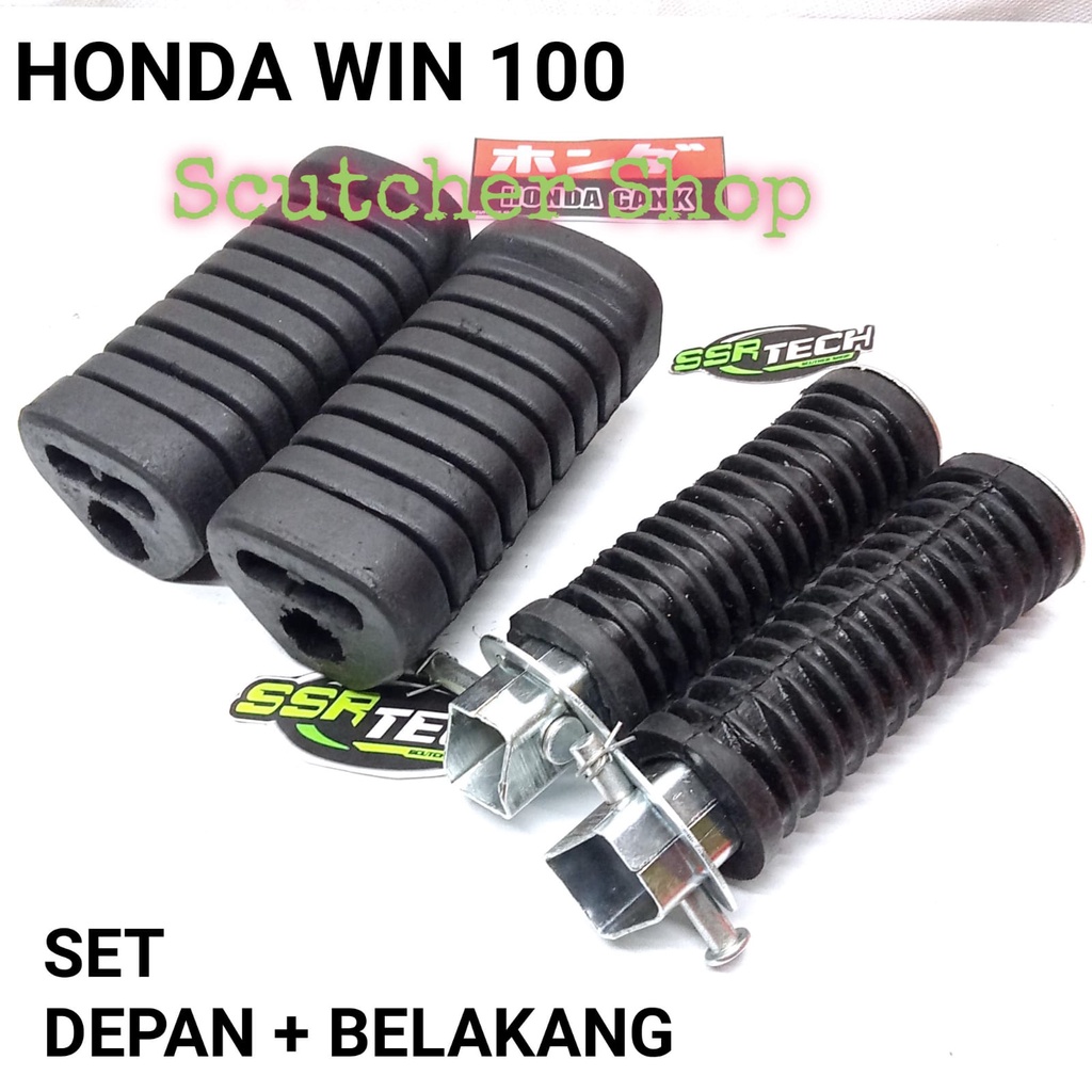 KARET STEP FOOT STEP DEPAN BELAKANG HONDA WIN 100 GRADE A