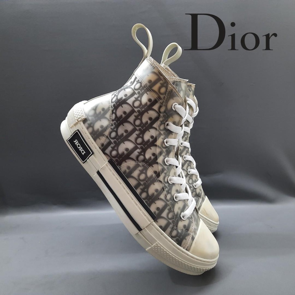 Sepatu  Second Dior Daniel Arsham x B23 High Light White