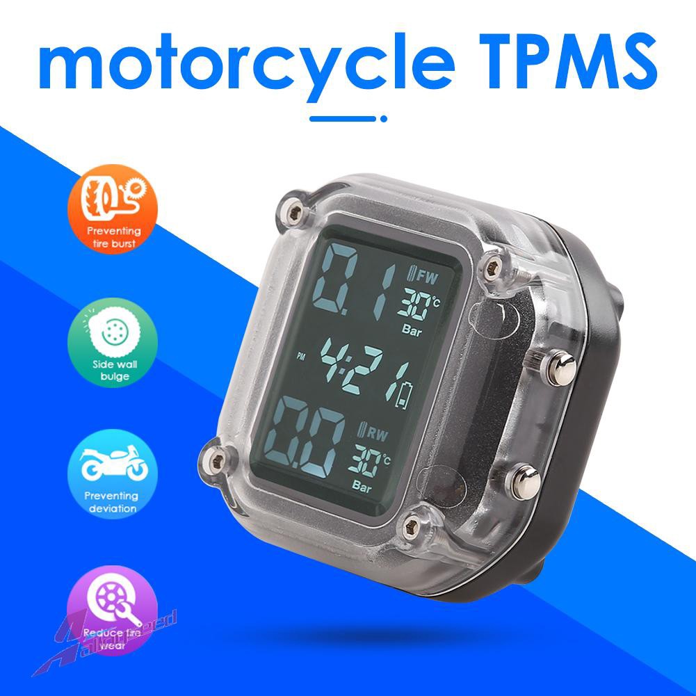 TPMS MOTOR Tire Pressure Monitoring System Pengukur Tekanan Angin LIVE