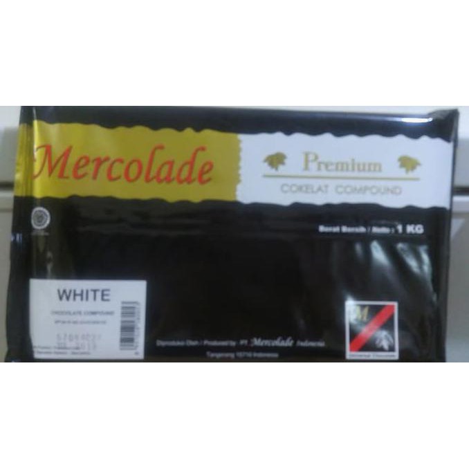 

Toko-Bahan-Kue- Coklat Compound Mercolade White 1Kg -Terlengkap-Termurah-Dijamin.