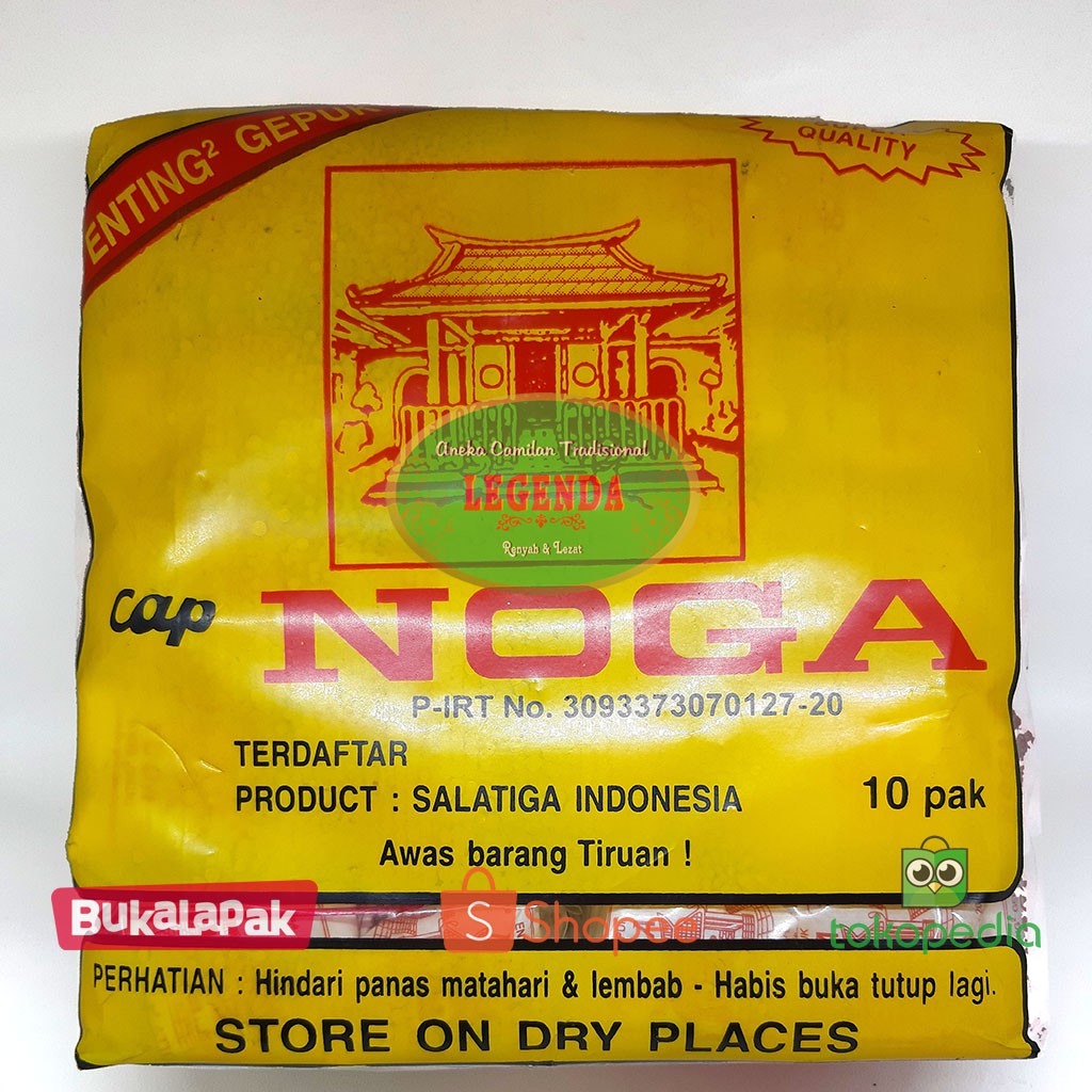 Enting Kacang Gepuk cap NOGA 1kg ting ting wijen klenteng pekalongan solo