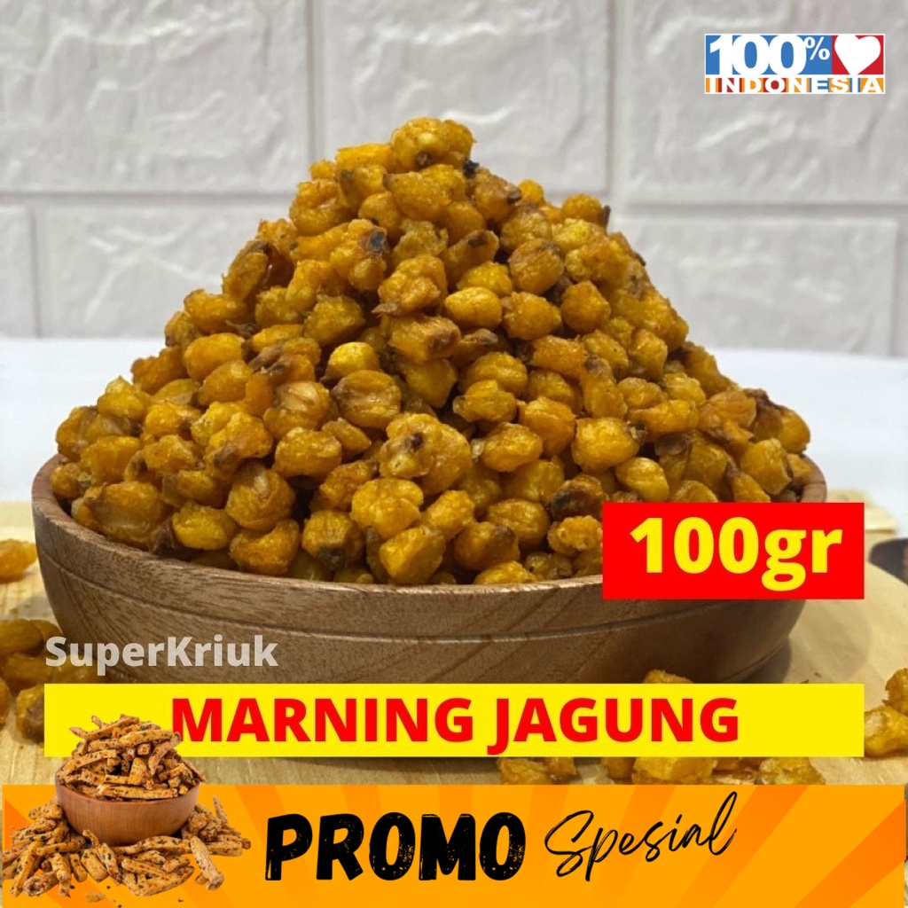 

Keripik Marning Jagung Original Pedas 100gr