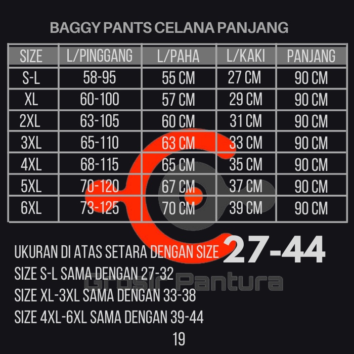 Baggy Pants Celana Panjang Kantor Jumbo Bahan Wanita Kerja Kain Katun Street Terbaru