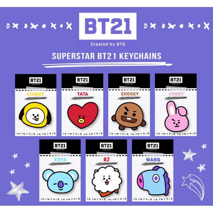 BT21 Gantungan Kunci Karakter Apeach Keychain
