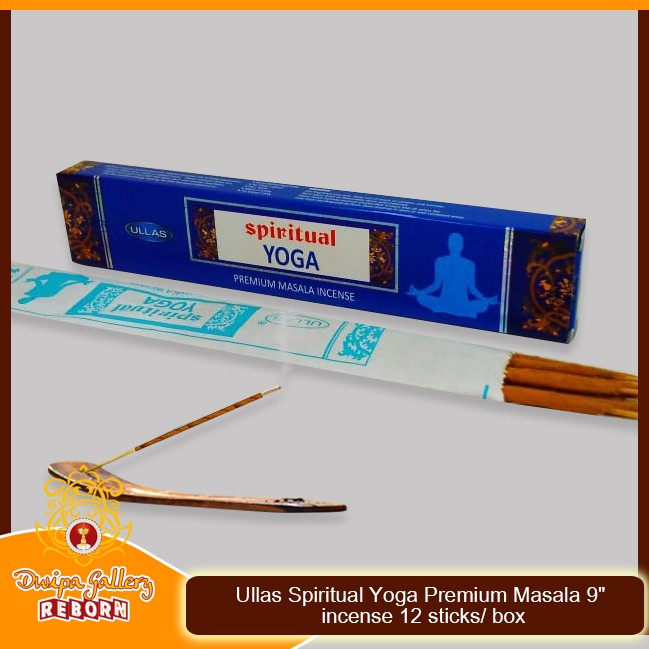 Ullas Spiritual Yoga Premium Masala 9&quot; incense 12 sticks/ box