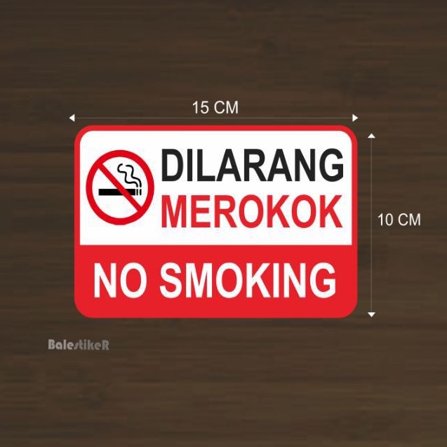 

stiker dilarang merokok sticker no smoking