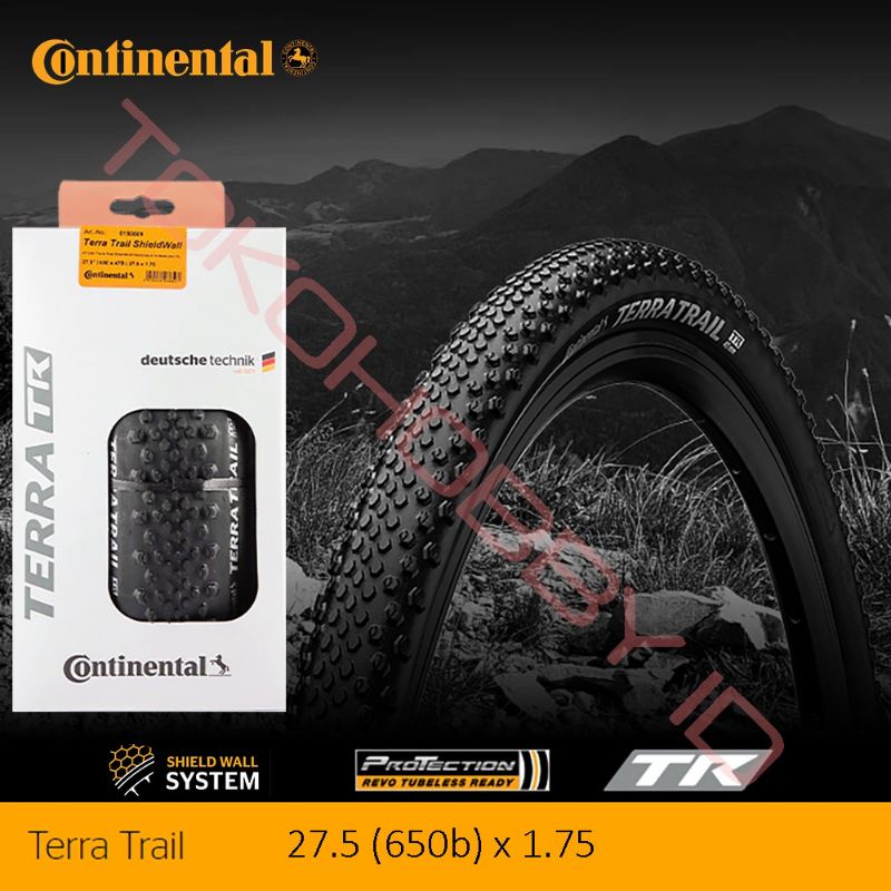 Ban Sepeda MTB Continental TERRA TRAIL 650b 27.5 1.75 Kevlar Tubeless