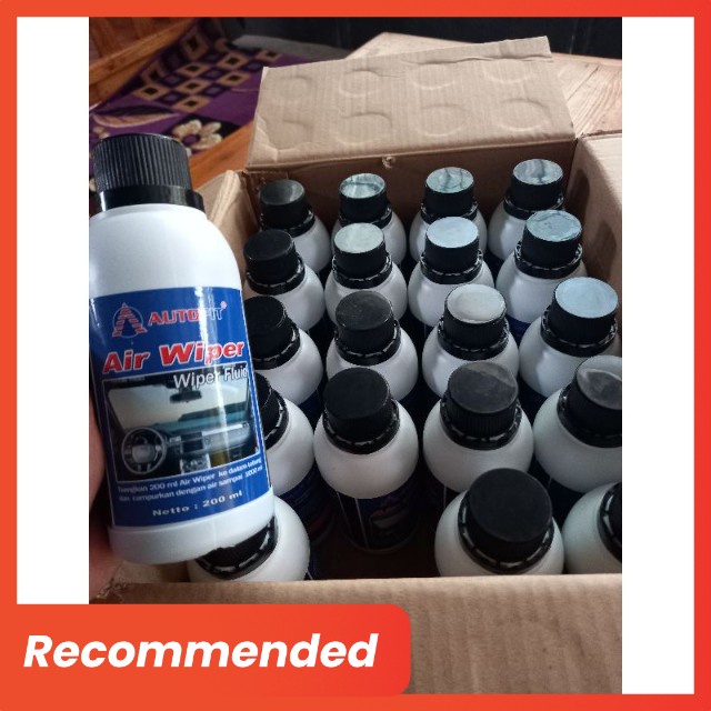 GROSIR!! AIR WIPER MOBIL I DUZ ISI 20  WIPER FLUID AUTOFIT 200 ML CAIRAN UNTUK PEMBERSIH KACA MOBIL