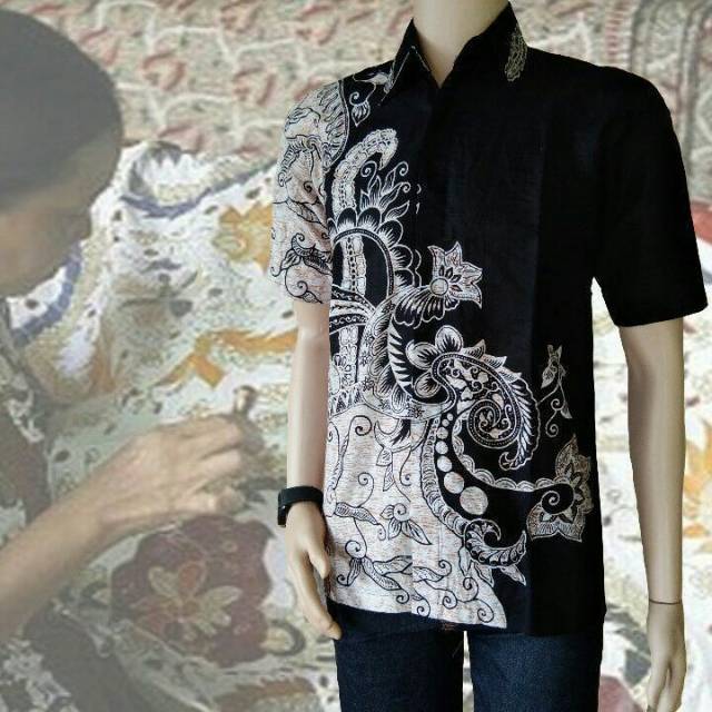 Suplier Pbi Ii Hem Kemeja Batik Modern Pria Ii Motif Hitam Manis Abu Jahal Aa6K3KsBO6GYe