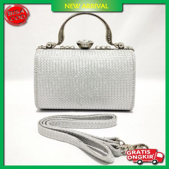 Clutch Pesta Slingbag Mewah Murah Elegan Cewek Tas Tangan Bridesmaid Party Bag Clucth Kondangan Wani