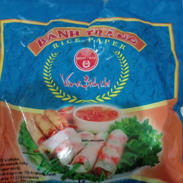 Kulit lumpia rice paper 16cm 400gr
