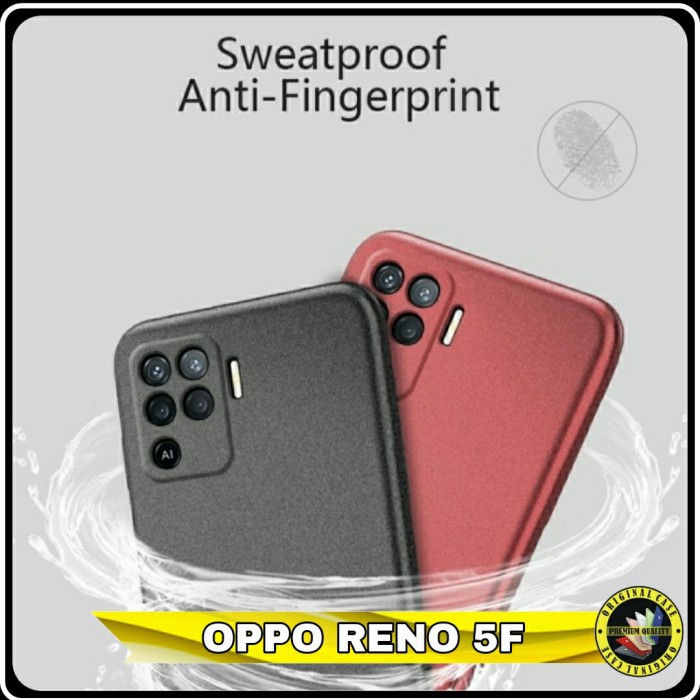 Casing Oppo Reno 5F Hard Soft Case Reno5F Scrub anti licin