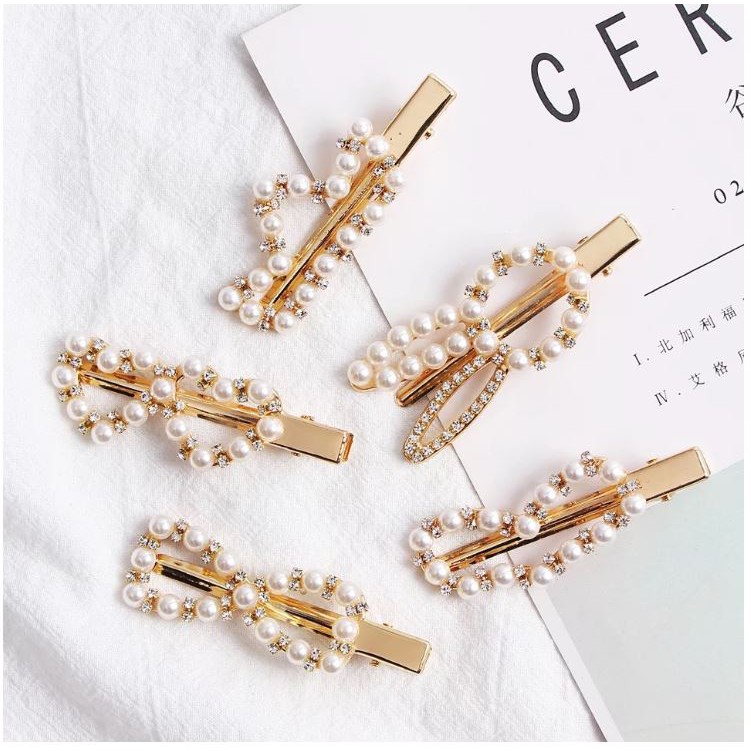 RANDOM MOTIF Hairpin Hairclip Jepit Rambut Korea Mutiara Import Premium Quality