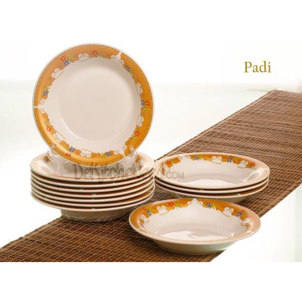 LJD Piring lontong / piring makan 9 inch Vicenza P131 (1lusin)