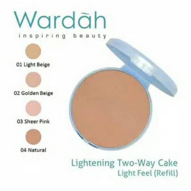 [BPOM] Wardah Lightening Two Way Cake Refill / Bedak Refil Padat / Refil Wardah / Produk Wardah