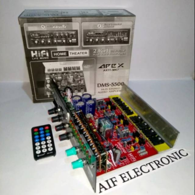 Kit Power Active Home Theater 2.1CH plus Mp3 dan Spectrum DMS-5500