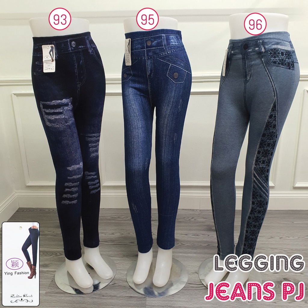 legging Jeans # 93 / Legging Jeans Wanita / YING FASHION / JEANS IMPORT / LEGGING DENIM