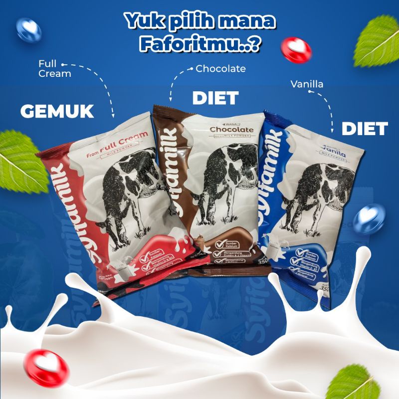 

Syifamilk susu sapi bubuk - susu gemuk - susu diet