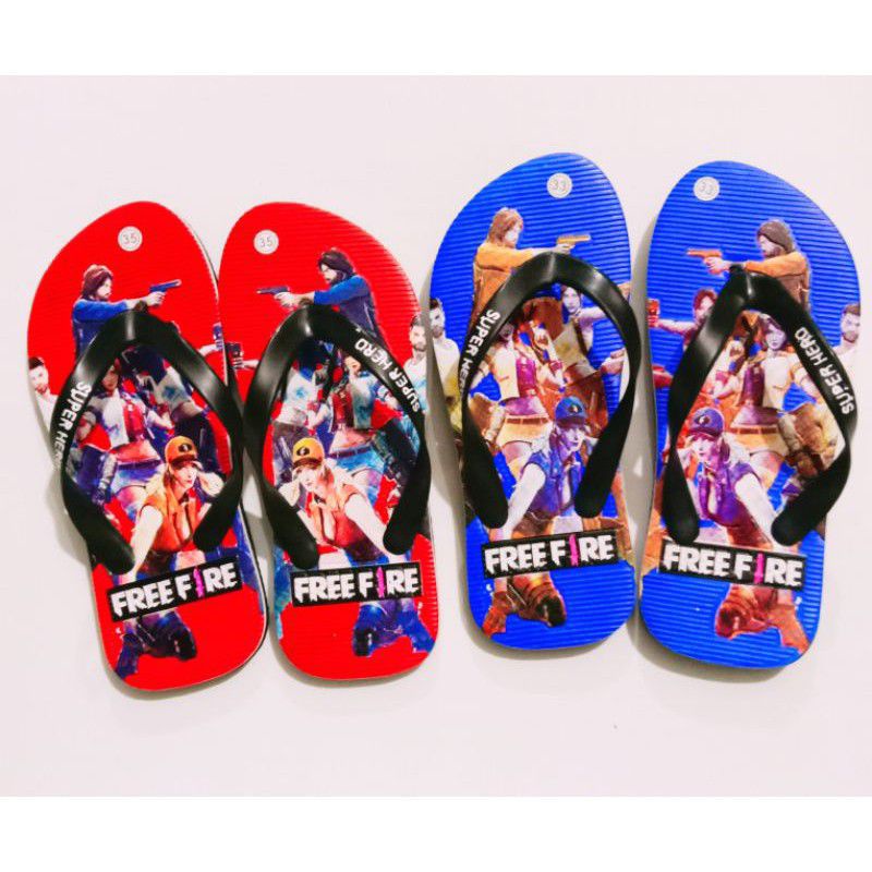 Sandal Anak Sandal Jepit Freefire Warna