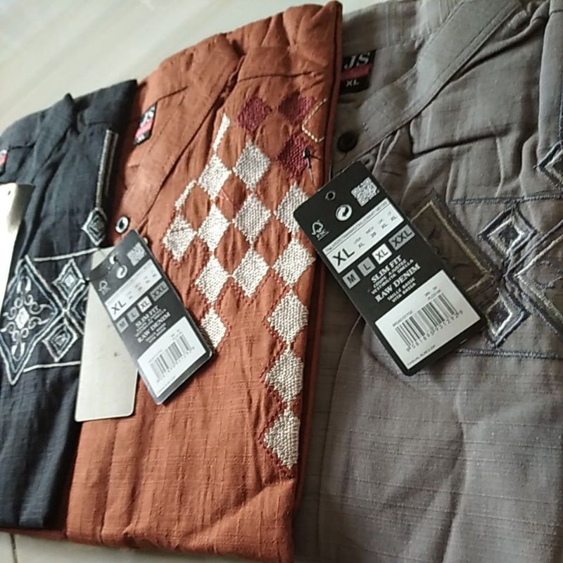 H2. surban terumpah. surban rayon. surban motif garis kualitas premium ukuran 125cm X 210cm-Baju koko