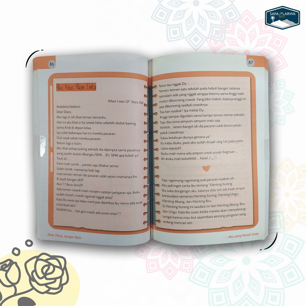 BUKU MOTIVASI ISLAMI - BUKU ISLAMI - DEAR DIARY JANGAN BETE-1