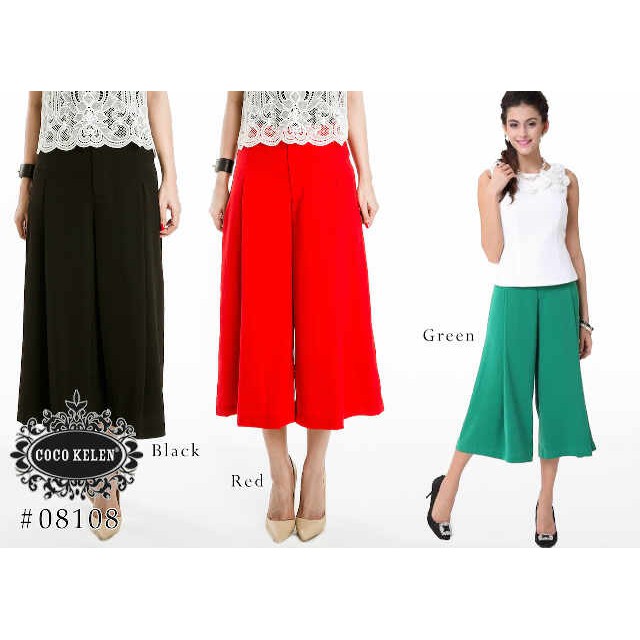 COCO KELEN 08108 2c Celana Kulot Import / Celana Kulot 7/8