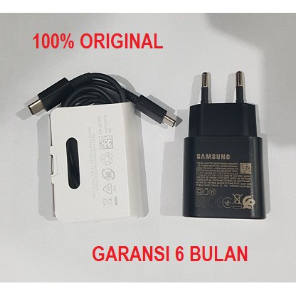 Charger SAMSUNG 25W Super Fast Charging Galaxy Note 10 Note 10+ Plus Original100%asli