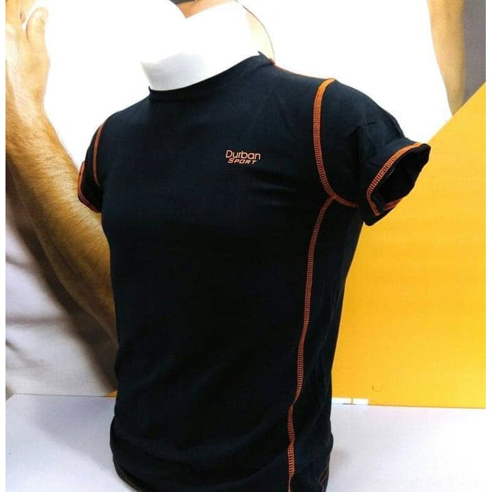 KAOS OBLONG PRIA DURBAN DU TR-140B - Hitam