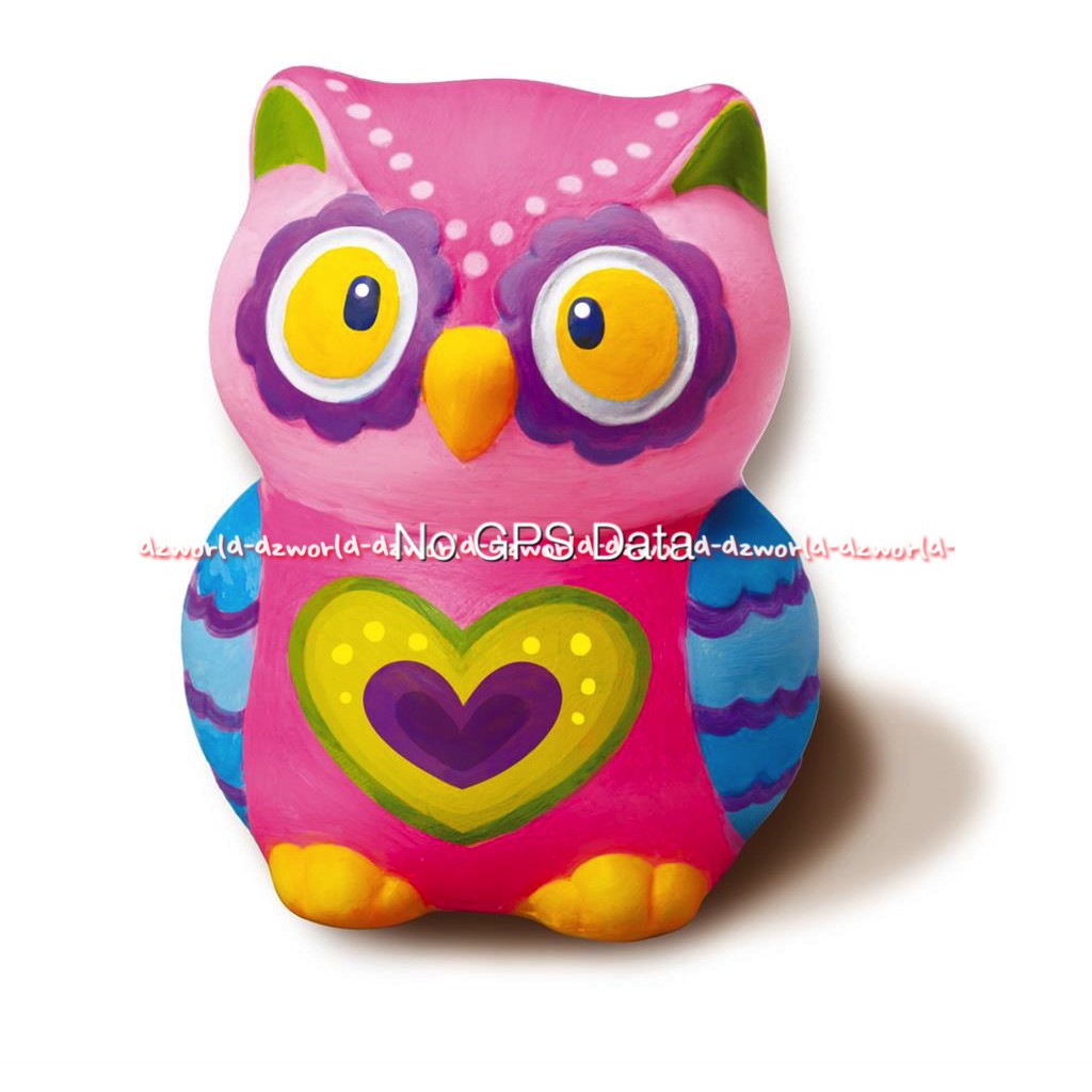 Paint Your Own Mini Owl Bank Menghias Celengan Burung Hantu 4M