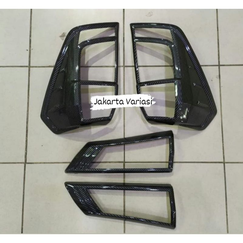 Garnish Lampu Belakang Garnish Belakang Calya Sigra Carbon