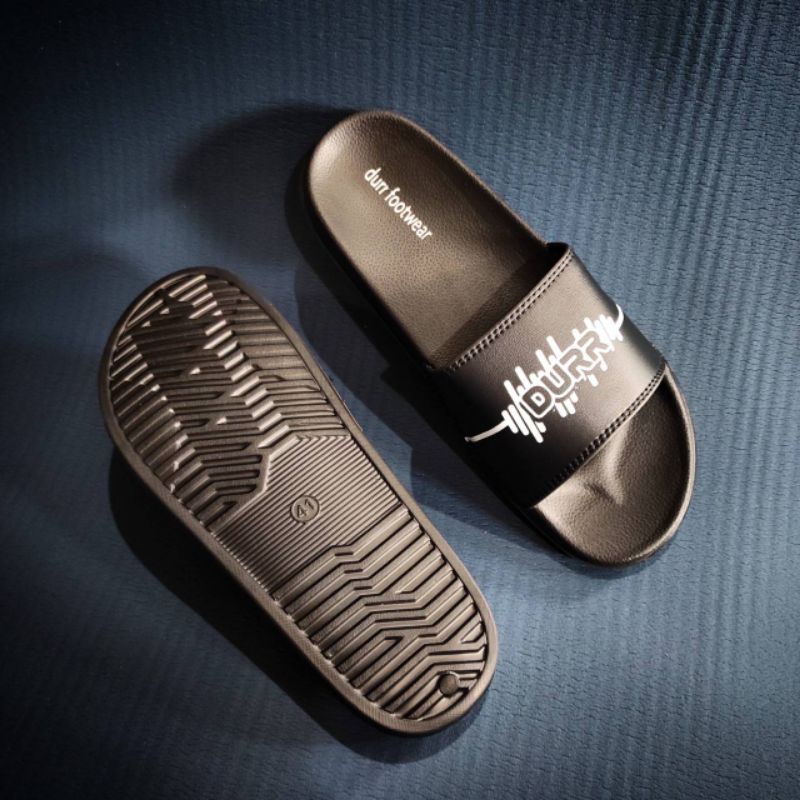 Sandal Pria slide terbaru, sandal durr footwear original handmade, sandal slide anti slip