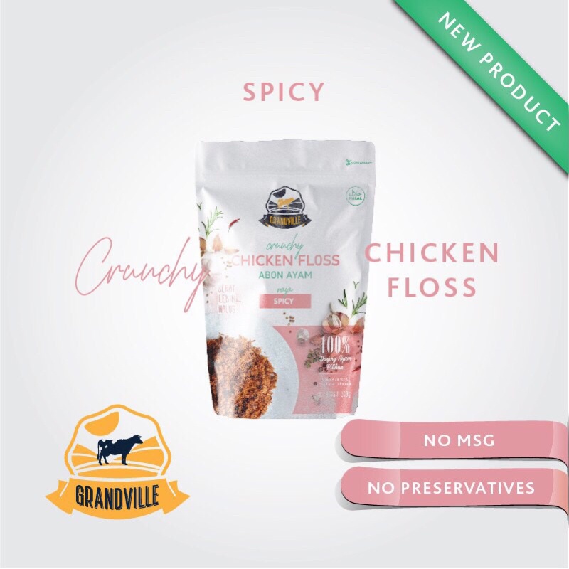 

GRANDVILLE ABON AYAM Crunchy Single Pack Spicy