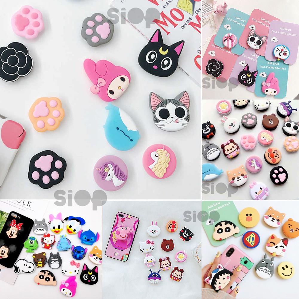  POP SOCKET  3D HP  Popsocket  Handphone 3D Karakter Phone 