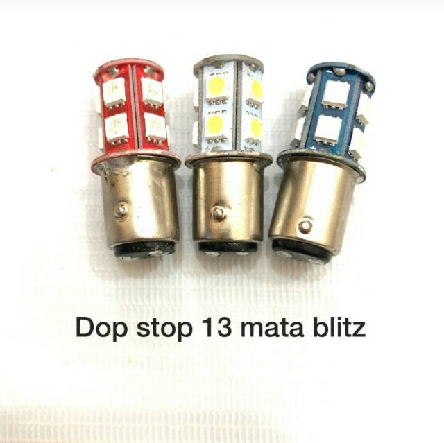 LAMPU REM LAMPU STOP LAMPU BELAKANG MOTOR MOBIL 13 MATA KEDIP 1 PCS 12 VOLT DC