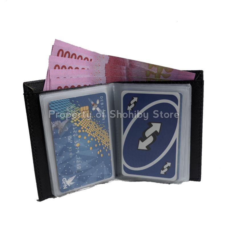 Dompet Kartu banyak slot dan tempat uang luar dalam card holder wallet unisex