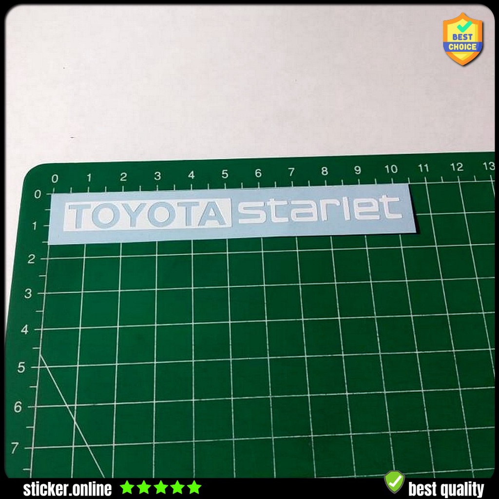Cutting Sticker Stiker Toyota Starlet