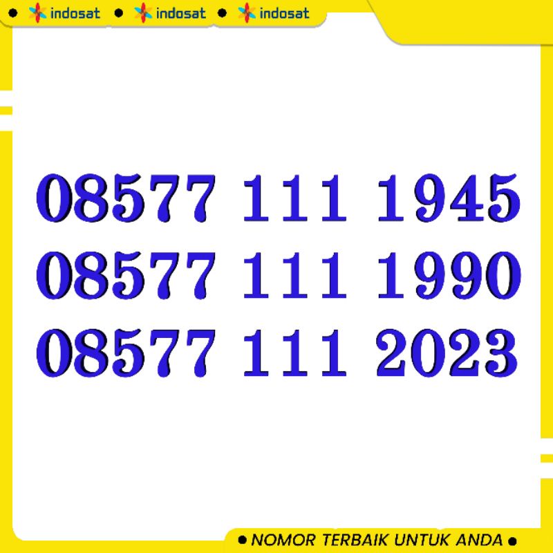 Nomor Cantik Indosat Tahun Lahir Murah