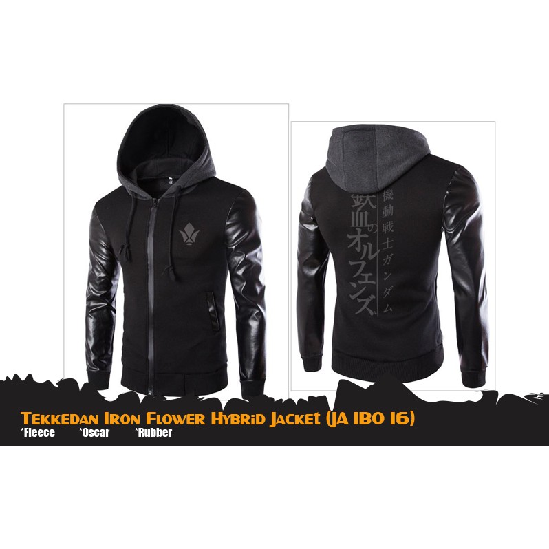Hoodie Tekkadan JA IBO 16 Jaket Hybrid Anime Gundam