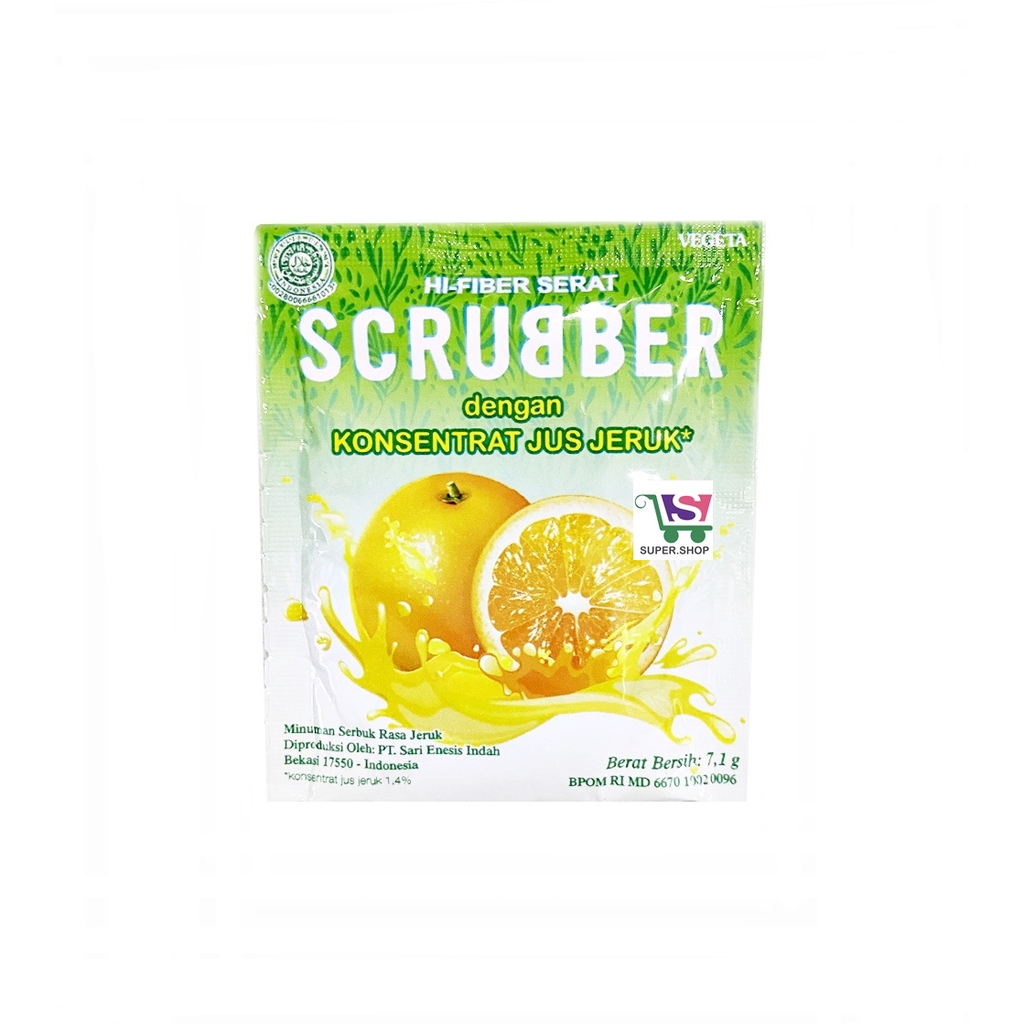 Vegeta Scrubber Hi-Fiber / Herbal Serat Sachet ECERAN