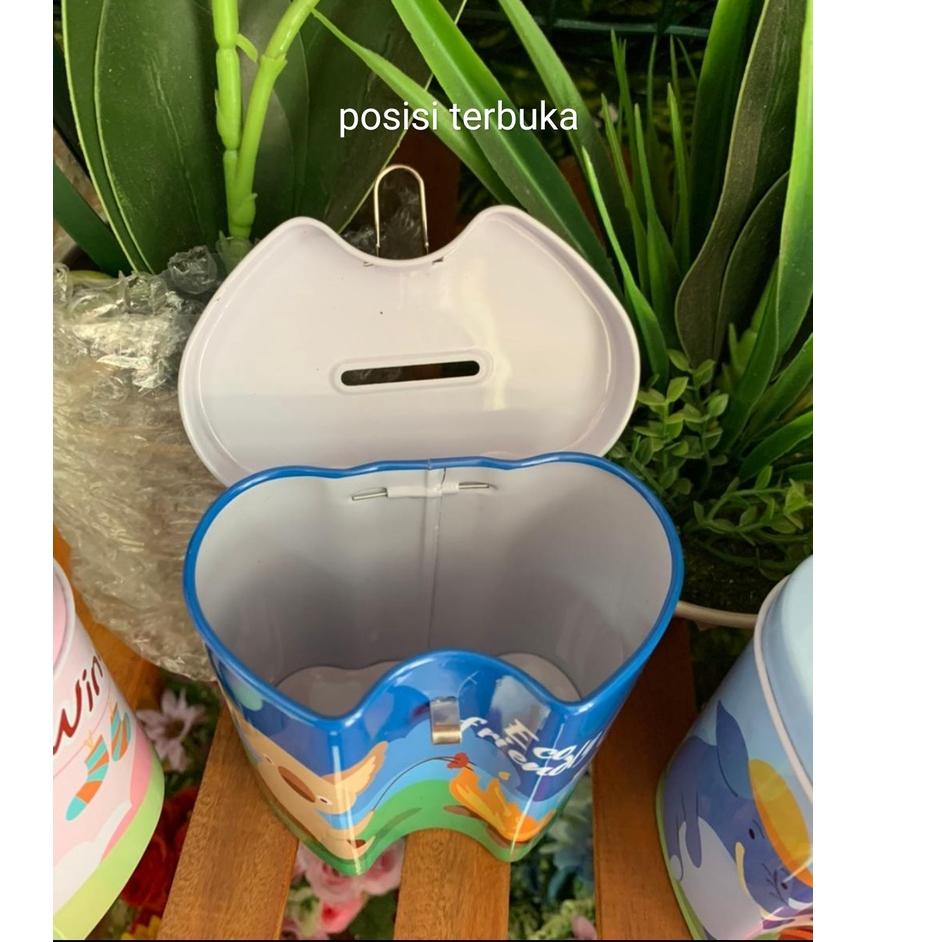 

[PRODUK HYI0S] celengan model kotak animal s 213-02 satuan gembok 90P