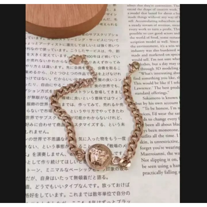 Gelang Rantai/Gelang bangle bangkok Wanita/GELANG SERUT WANITA Anti Luntur Fashion Aksesoris Wanita Gelang Tangan Lapis Emas 24K Anti Karat