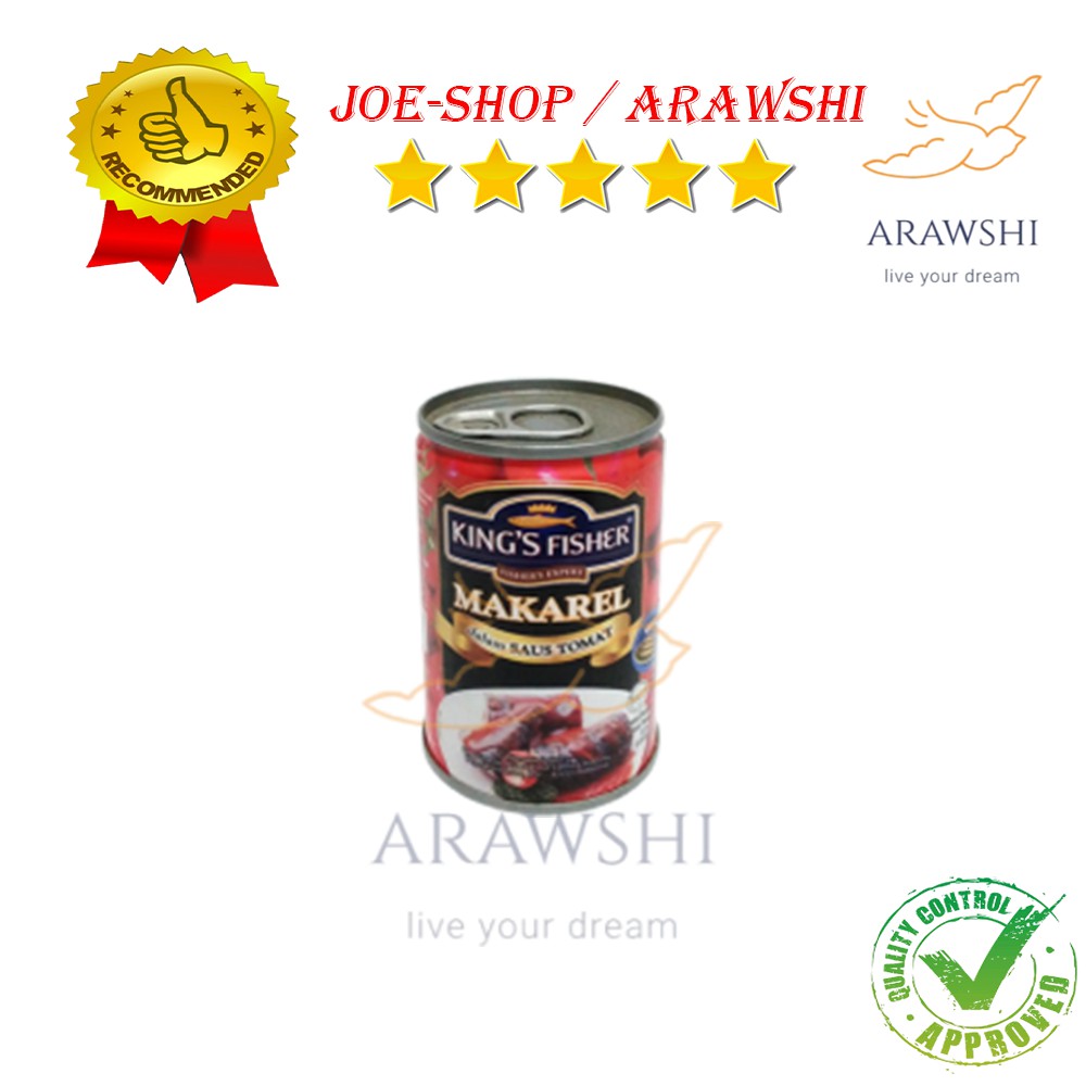 

SARDEN KING'S FISHER MAKAREL SAUS TOMAT KLG 155g